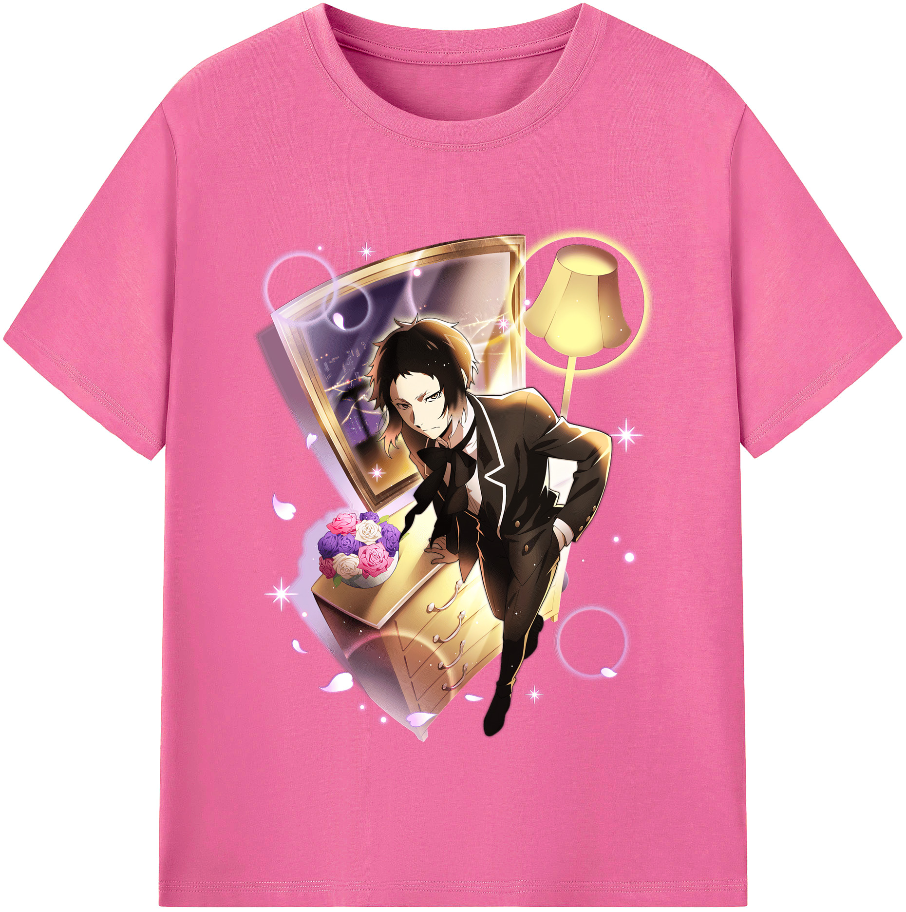（画像用） 文豪ストレイドッグス Bungo Stray Dogs レディースカジュアルプリントTシャツ（綿100％）